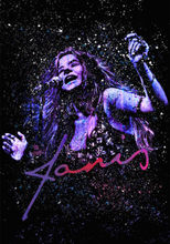 JANIS JOPLIN - PAINT SPLATTER - ART Шелковый плакат Настенный декор для комнаты краска ing 24X36Inch 2024 - купить недорого