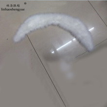 Linhaoshengyue-Collar de piel de avestruz, 100 cm de largo 2024 - compra barato
