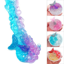 Toys for children 60ml transparent Mermaid Mud Mixing Cloud colorful  Slime foam beads  Putty Scented Stress Clay Kids Toy 2024 - buy cheap