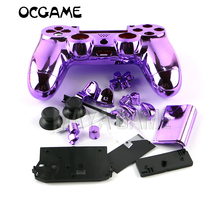OCGAME 10sets/lot Colorful Chrome Controller Handle Shell Housing Cover For Sony Playstation 4 for PS4 Controller Shell 2024 - buy cheap