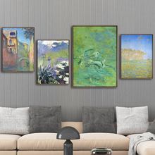 Home Decoration Print Canvas Art Wall Pictures Poster Canvas Printings Paintings French Claude Monet Small bridge water lily 2024 - buy cheap