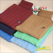 Winter Autumn Boy Sweaters Kids Knitted Sweater Boys Turtleneck Sweaters Children Outerwear Clothing 2024 - buy cheap