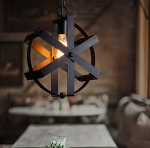 Lámpara colgante de estilo Loft de arte del hierro, lámpara colgante Edison para comedor, iluminación Industrial Vintage 2024 - compra barato