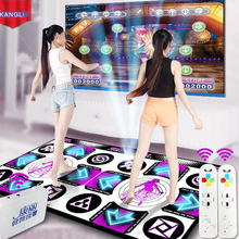 KL English Menu Dance Pads Mats For TV PC Computer Flash Light Guide Double Dance Mat Wireless Controll Games Yoga Mats Fitness 2024 - buy cheap