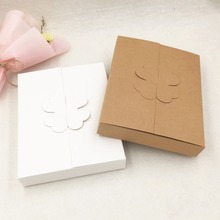 24Pcs/Lot 16*12.6*2.5cm DIY Paper Box White/Brown Paper Gift Boxes Muffin Cake Candy Packaging For Wedding Home Party 2024 - buy cheap