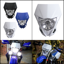 Faro Universal para motocicleta, carenado de 35W para Yamaha WR250F WR450F, Kawasaki KLX KX, Faro de Motocross, Dirt Bike 2024 - compra barato