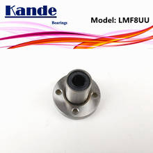 Kande Bearings LMF8UU  4pcs/lot LMF8 UU Round Flange Linear Ball Bearing 8mm LMF8 2024 - buy cheap