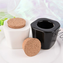 2Colors White/black Color Porcelain Material Nail Art Acrylic Glass Dappen Dish Liquid Powder Container 2024 - buy cheap