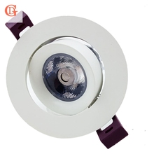 GD-proyector descendente de Led empotrado para iluminación interior, lámpara redonda de foco de techo COB, 5W, 7W, 10W, 15W, 220V, 1 ud. 2024 - compra barato