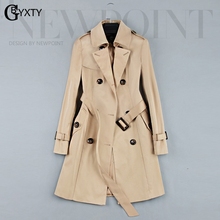 GBYXTY Womens Long Trench Coat 2019 Spring Lady Office Trench Elegant Double Breasted Outwear Windbreaker casaco feminino ZA120 2024 - buy cheap