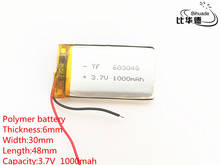 10pcs 3.7V 1000mAh 603048 Lithium Polymer Li-Po li ion Rechargeable Battery cells For Mp3 MP4 MP5 GPS PSP mobile bluetooth 2024 - buy cheap