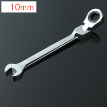 1x 10mm Adjustable Flexible Head Mini Air Ratchet Spanner Set and Clank End Wrench Allen Key Ratchet Spanners Lens Ring Flexible 2024 - buy cheap