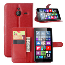 Luxo carteira flip caso de couro para nokia microsoft lumia 640 xl 640xl capa de couro traseira com suporte etui coque funda 2024 - compre barato