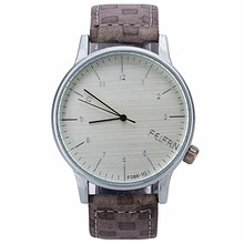 Top marca nova moda de mulheres homens estilo simples de couro elegante relógio de pulso de quartzo estudantes relógio relógio 2024 - compre barato