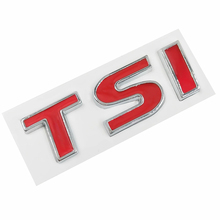 Metal Red TSI Fender Side Car Rear Trunk Emblem Badge Label Decals 3D Sticker for VW Volkswagen Tiguan Polo Golf 4 5 6 MK6 2024 - buy cheap