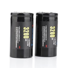 2 pçs/lote Soshine 26500 3.7 V 3200 mAh bateria De Lítio-ion recarregável 2024 - compre barato