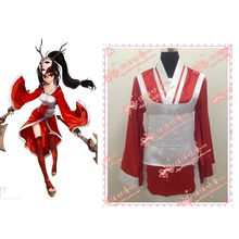 LOL Akali-uniforme de Cosplay para mujer, conjunto completo de disfraz, Kimono Sexy para fiesta de halloween, hecho a medida, 2016 2024 - compra barato