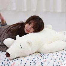 Dorimytrader Cuddly Animal Polar Bear Plush Doll Giant Stuffed Soft Stuffed White Toys Pillow Gift 80cm 100cm DY60987 2024 - buy cheap