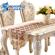 Decoração de casa estilo chinês tecido bordado toalha de mesa mesa jantar bandeira festa casamento 2024 - compre barato