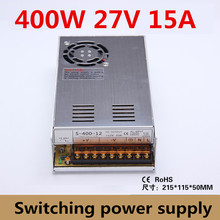 27vdc custom made in China high quality 400w strong switch mode power supply 400w S-400-27 15A with ce certification 2024 - buy cheap