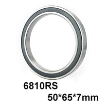 1pcs/lot 6810RS Deep Groove Ball Thin-wall Bearings 6810-RS 6810RS 50*65*7mm  50*65*7 High Quality Bearing Steel 2024 - buy cheap