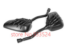 Skull Skeleton Motorcycle Rear Side Mirrors  For Honda CB900F CBF1000 CBF Kawasaki KLR250 Suzuki Boulevard 2024 - buy cheap