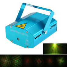 Mini LED Laser Projector Christmas Decorations Laser Disco Light Laser Light Dj Voice-activated DJ Disco Xmas Party Club Light 2024 - buy cheap