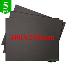 5pcs 400X250mm 3D Printing Build Surface sticker ABS for TEVO Black Widow 3D printer Square Black sheet super stick sheet 2024 - buy cheap