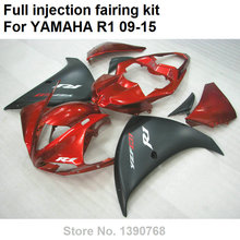 Fit for Yamaha injection molding fairings YZF R1 09 10 11 12 13 14 15 wine red black fairing kit YZFR1 2009-2014 2015 BD71 2024 - buy cheap