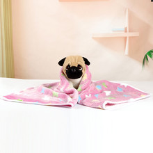 Зимнее одеяло для собак, коврик для кровати кошки, складная подушка для питомца, коврик для сна, Hondenmand Коралловая кашемировая кровать для сладкой собаки L4 2024 - купить недорого
