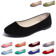 Plus Size 35-43 Mulheres Sapatos de Cores Doces Mulher Sapatas da Mola Mocassins Slip On Flats Casual Calçados femininos Outono zapatos de mujer 2024 - compre barato