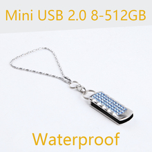 Crystal Usb Flash Drive 1TB 2TB Pen Drive 64GB Waterproof Ultra-Thin Pendrive 32GB 16GB 8GB Memoria USB Creativo Stick Key 2.0 2024 - buy cheap
