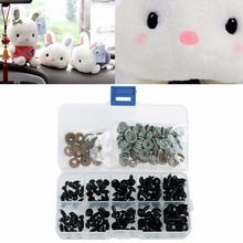 100pcs 6-12mm Black Plastic Safety Eyes For Toy Bear Doll Animal Puppet Crafts Dolls Accessories 2024 - buy cheap