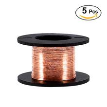 Fio de cobre esmaltado de 0.1mm aneng, fio para reparação com esmalte comprimento de 15m 2024 - compre barato