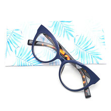 Женские леопардовые очки для чтения mincl, классические синие очки для чтения с изображением кошки, очки для дальнозоркости, высокое качество, 2018 2024 - купить недорого