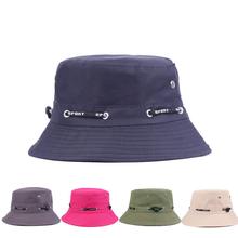 New Rope Sunscreen Bucket Hat Cotton Solid Fisherman Bush Panama Cap Men Gorra Women Beach chapeu pescador Sun Hats 2024 - buy cheap