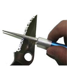 EDC инструмент точилка для ножей Карманный точильный камень крючок для рыбы заточка камня многофункциональная Алмазная Ручка точилка 2024 - купить недорого