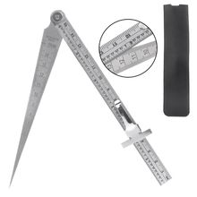 Stainless Steel Taper Welding Feeler Gauge Depth Ruler Hole Inspection Measurement Tool 1-150mm 2024 - buy cheap