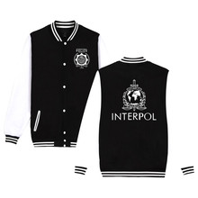 INTERPOL Printed Sweatshirt Baseball Jacket Men/Women Hip Hop Hoodies Autumn Winter moletom masculino Casual Jackets Coat casaco 2024 - buy cheap
