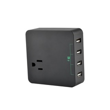 Cargador de viaje adaptador de la UE Reino Unido nos macho potencia de salida EE. UU. Hembra 4USB de carga para la tableta del teléfono móvil 2024 - compra barato