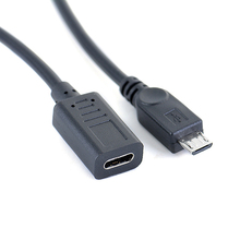 Дропшиппинг USB Type-c мама к Micro USB папа OTG разъем кабель адаптер 2024 - купить недорого