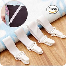 4pcs/lot Bed Sheet Mattress Cover Blankets Grippers Clip Holder Fasteners Straps Suspender Cord Hook Straps Fixing Tool 2024 - buy cheap