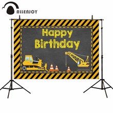 Allenjoy фон для фотосъемки с изображением мела, строительство, детский фон для дня рождения, Фотофон для фотосъемки 2024 - купить недорого