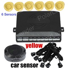 Sensores de marcha atrás para aparcamiento de coche, alarma de sonido, 9 colores disponibles, radar de marcha atrás, novedad, 6 unidades 2024 - compra barato