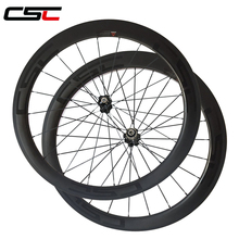 CSC 25mm wide 50mm Clincher Tubeless  Carbon Road Wheelset Bicycle Wheels sapim pillar 1420 spokes 2024 - buy cheap