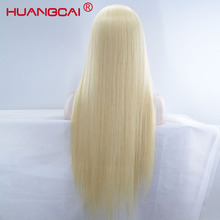 613 Blonde Lace Front Wig Silky Straight Peruvian Remy Hair Lace Front Human Hair Wigs Pre Plucked With Baby Hair For Women 2024 - buy cheap