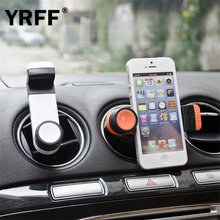 YRFF Universal Mobile Phone Holder Car Air Vent Mount Bracket for Samsung Galaxy S4 S5 Note 3 for iPhone 4 4S 5 5S 6 Plus 2024 - buy cheap