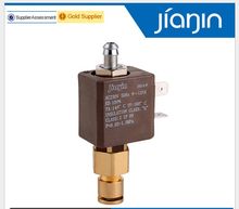JYZ-3F27 Normally Open N/O 2/2 Way Cannula AC 220V G1/8'  Brass Iron Coffee Makers Steam Water 2 Position 2 Way Solenoid Valve 2024 - buy cheap