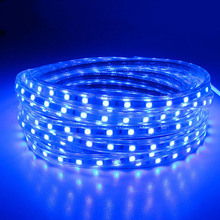 SMD 5050 LED Strip Light AC220V 60LEDs/m Flexible Waterproof Decor Lighting String Tape LED Lamp EU Plug 1M 2M 5M 10M Lights 2024 - buy cheap