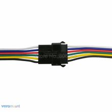 Cabo macho & fêmea tomada sm, 5/10/50/100 pares 6pin jst conector 15cm fio para 6 pinos rgb cct 5 em 1 tira de led 2024 - compre barato